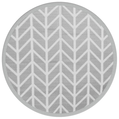 Outdoor Carpet ARAKIL Grey Ø120 cm PP
