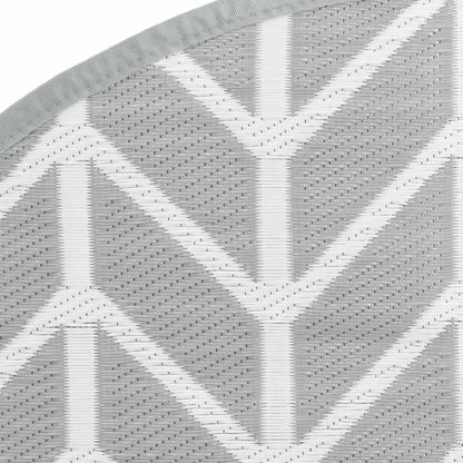Outdoor Carpet ARAKIL Grey Ø120 cm PP