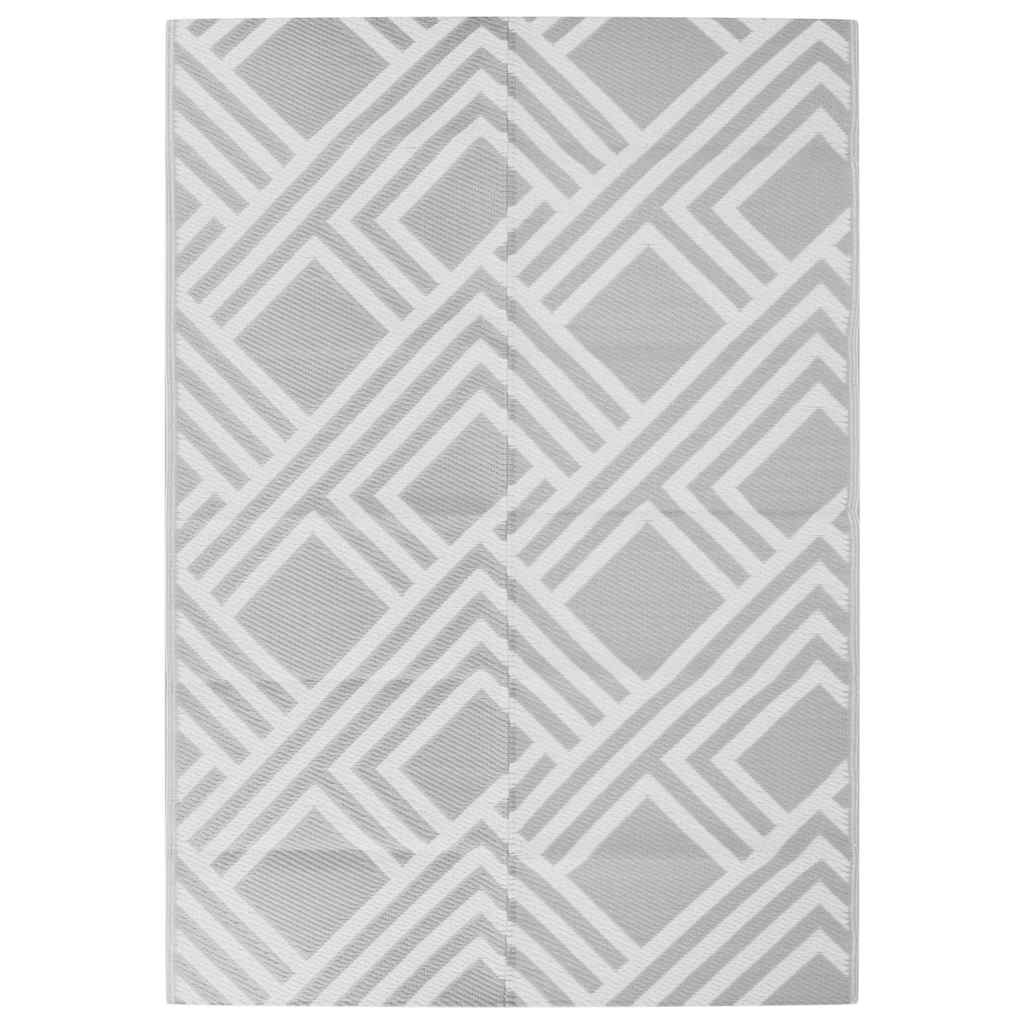 Outdoor Carpet ARAKIL Grey 140x200 cm PP