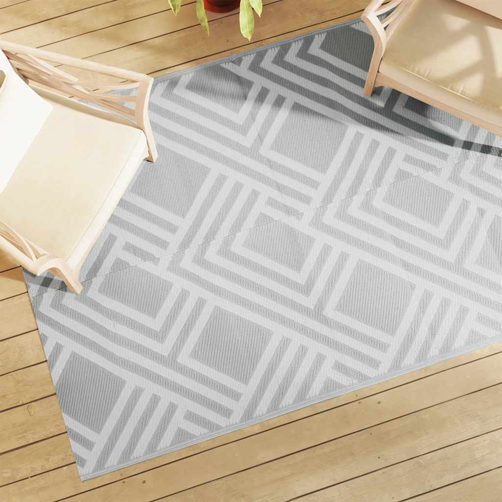 Outdoor Carpet ARAKIL Grey 140x200 cm PP