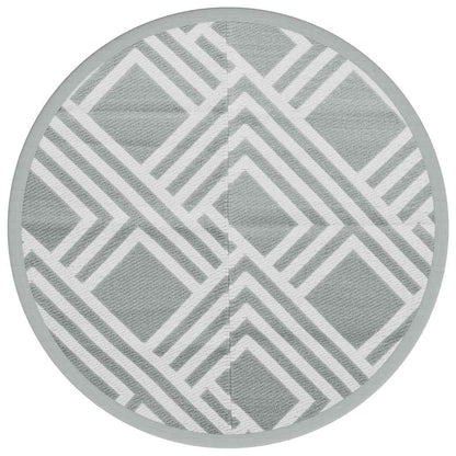 Outdoor Carpet ARAKIL Grey Ø120 cm PP