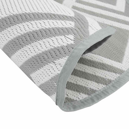 Outdoor Carpet ARAKIL Grey Ø120 cm PP