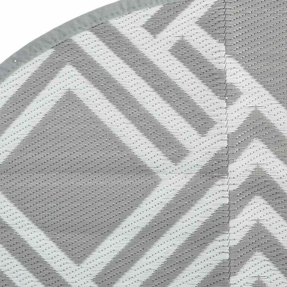 Outdoor Carpet ARAKIL Grey Ø120 cm PP