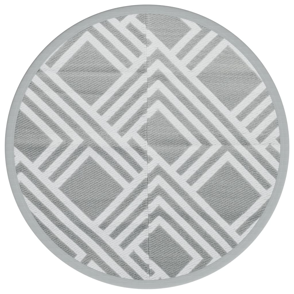 Outdoor Carpet ARAKIL Grey Ø160 cm PP