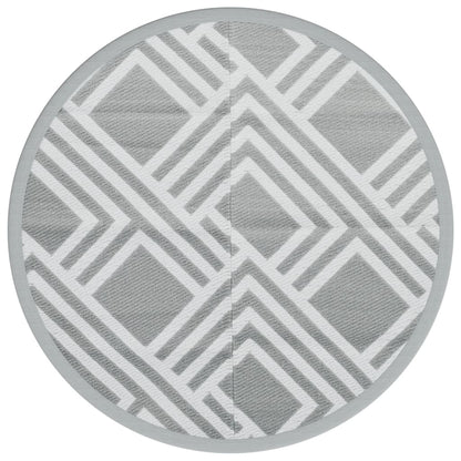 Outdoor Carpet ARAKIL Grey Ø160 cm PP