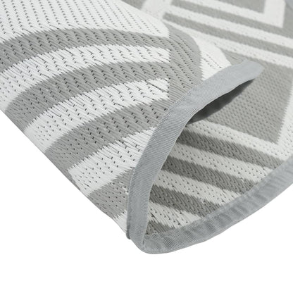 Outdoor Carpet ARAKIL Grey Ø160 cm PP