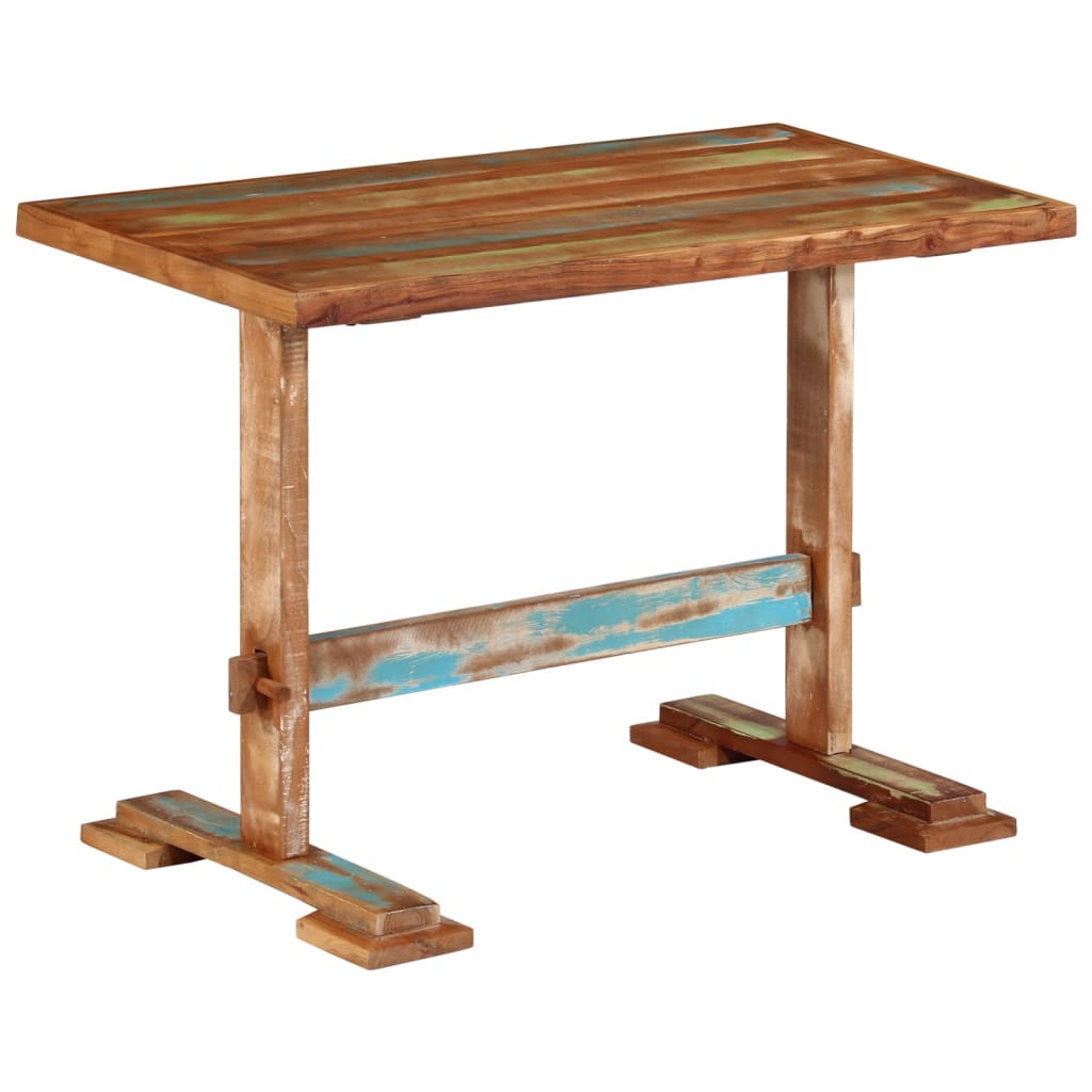 Dining Table 110x55x78 cm Solid Wood Reclaimed
