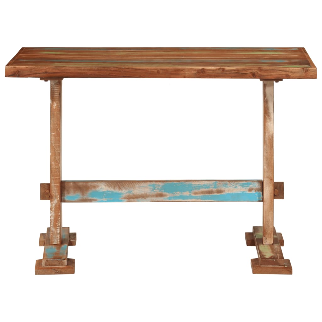 Dining Table 110x55x78 cm Solid Wood Reclaimed