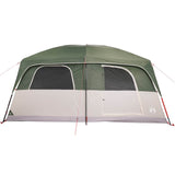 Family Tent Cabin 10-Person Green Waterproof