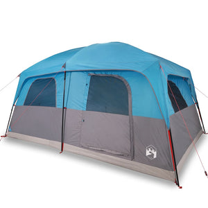 Family Tent Cabin 10-Person Blue Waterproof