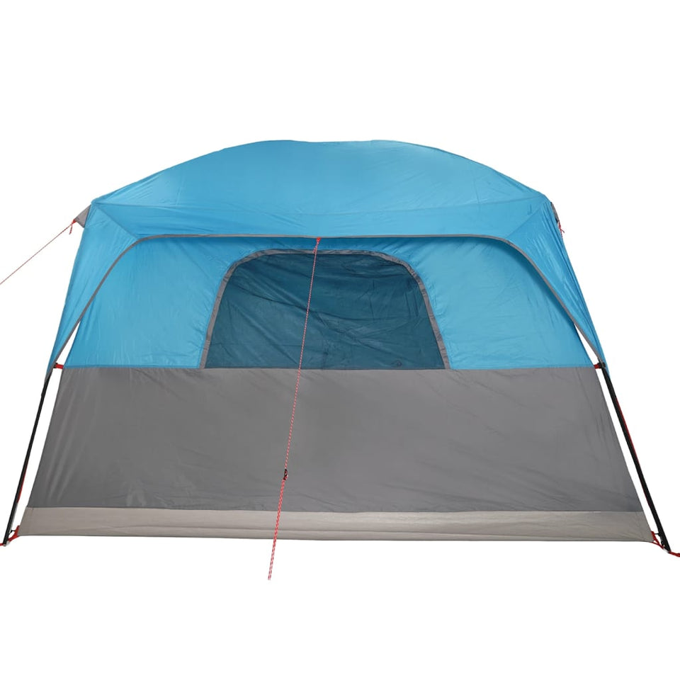 Family Tent Cabin 10-Person Blue Waterproof