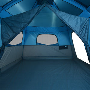 Family Tent Cabin 10-Person Blue Waterproof