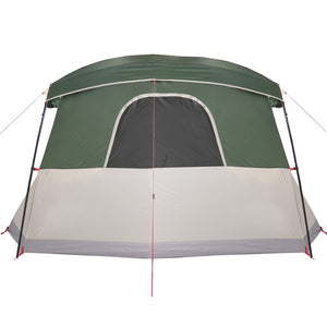 Camping Tent with Porch 4-Person Green Waterproof