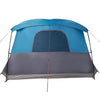 Camping Tent with Porch 4-Person Blue Waterproof