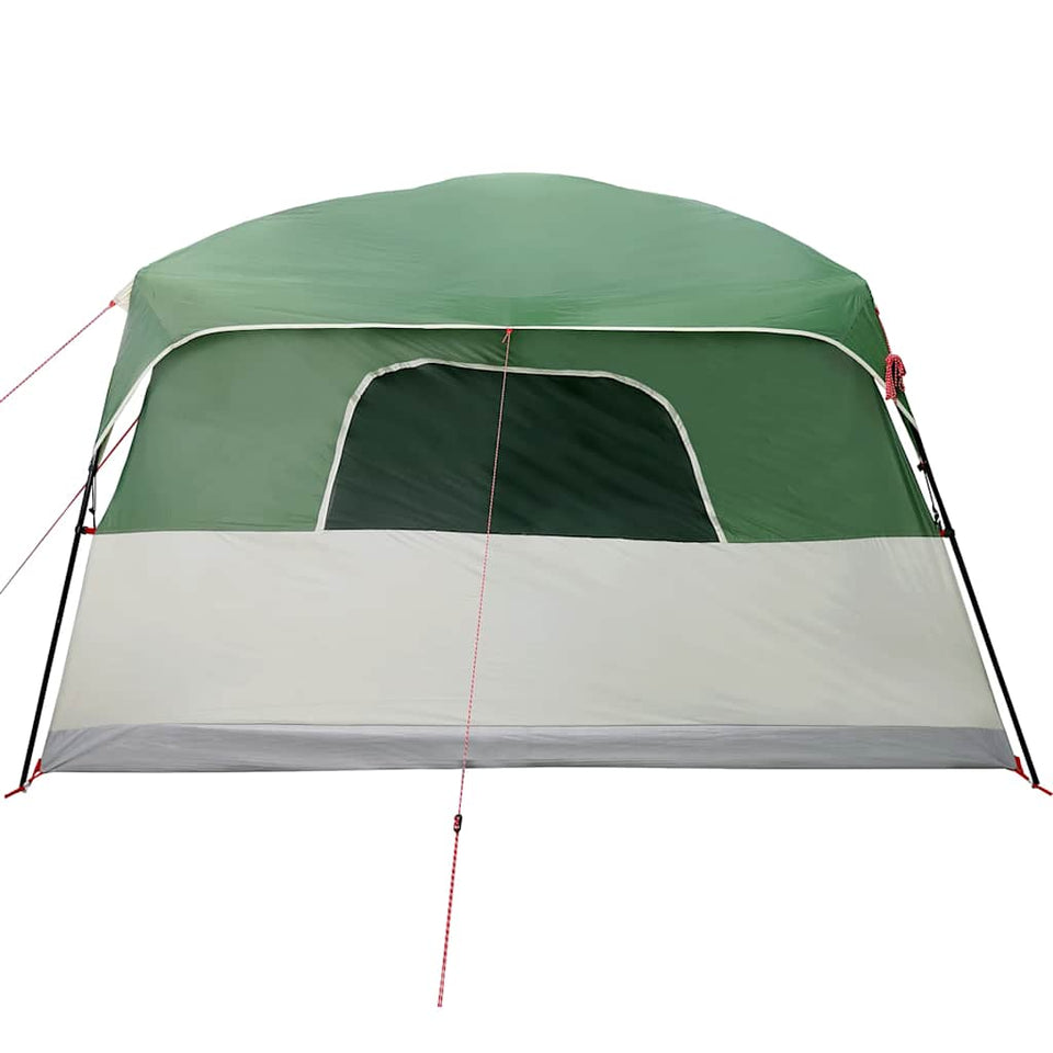 Family Tent Cabin 9-Person Green Waterproof