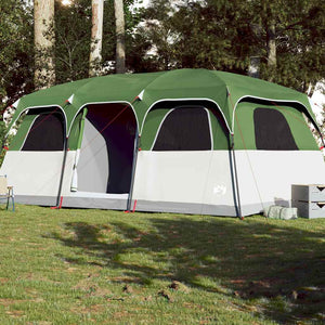 Family Tent Cabin 9-Person Green Waterproof