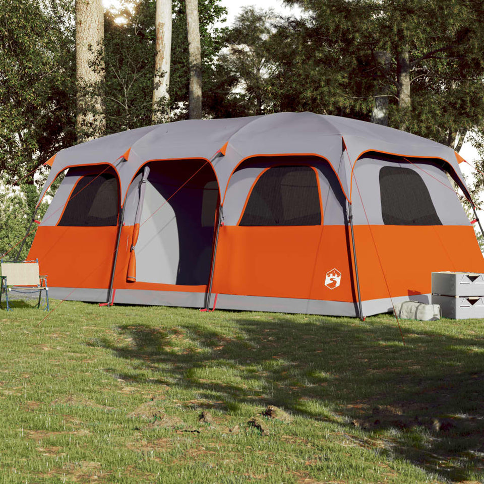 Family Tent Cabin 9-Person Grey Waterproof