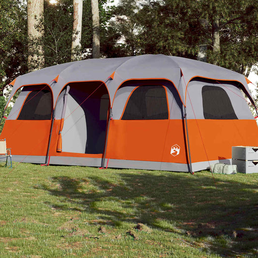 Family Tent Cabin 10-Person Grey Waterproof