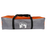 Family Tent Cabin 6-Person Orange Waterproof