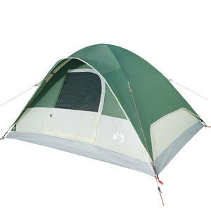 Family Tent Dome 6-Person Green Waterproof