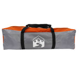 Family Tent Dome 6-Person Orange Waterproof