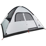 Family Tent Dome 6-Person White Blackout Fabric Waterproof