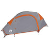 Camping Tent Dome 1-Person Orange Waterproof