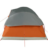 Family Tent Dome 9-Person Orange Waterproof