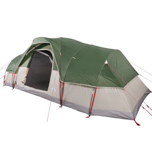 Family Tent Dome 11-Person Green Waterproof