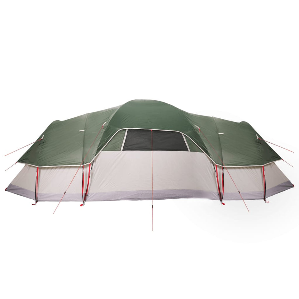 Family Tent Dome 11-Person Green Waterproof