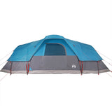 Family Tent Dome 11-Person Blue Waterproof