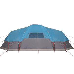 Family Tent Dome 11-Person Blue Waterproof