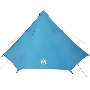 Family Tent Tipi 8-Person Blue Waterproof