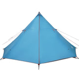 Family Tent Tipi 8-Person Blue Waterproof