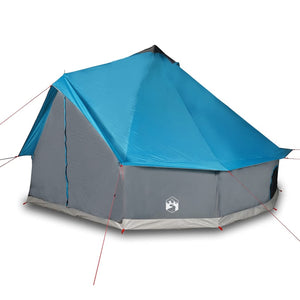 Family Tent Tipi 12-Person Blue Waterproof