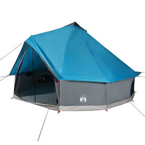 Family Tent Tipi 12-Person Blue Waterproof