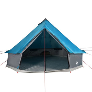 Family Tent Tipi 12-Person Blue Waterproof