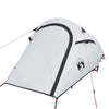 Camping Tent Tunnel 3-Person White Blackout Fabric Waterproof