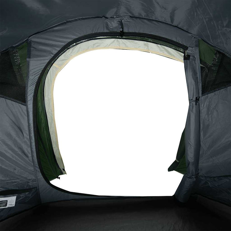 Camping Tent Tunnel 2-Person Green Waterproof