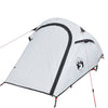 Camping Tent Tunnel 2-Person White Blackout Fabric Waterproof