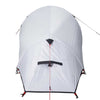 Camping Tent Tunnel 2-Person White Blackout Fabric Waterproof