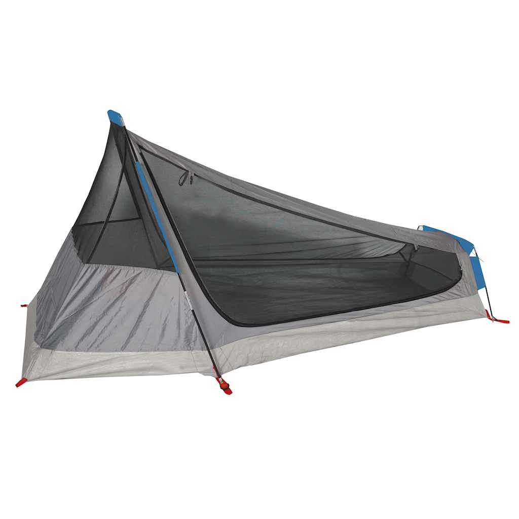 Camping Tent Tunnel 1-Person Blue Waterproof