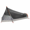 Camping Tent Tunnel 1-Person Grey and Orange Waterproof