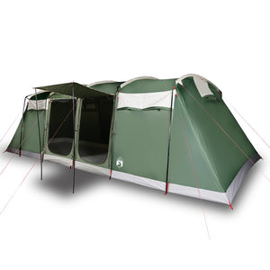 Family Tent Tunnel 8-Person Green Waterproof