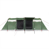 Family Tent Tunnel 10-Person Green Waterproof