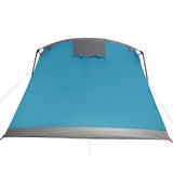 Family Tent Tunnel 10-Person Blue Waterproof