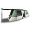 Camping Tent Tunnel 4-Person Green Waterproof