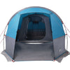 Camping Tent Tunnel 4-Person Blue Waterproof