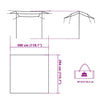 Camping Tarp Green 300x294 cm Waterproof