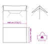 Camping Tarp Green 420x440 cm Waterproof